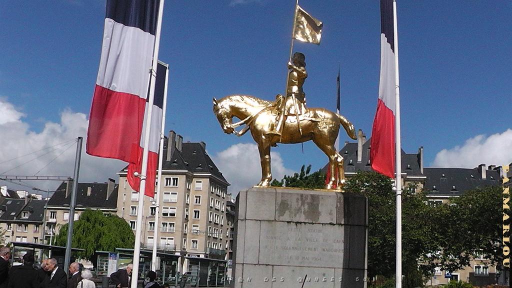 CAEN STATUE DE JEANNE D ARC 1964 2014 (1)PAR ANTOINE SARBONI.JPG